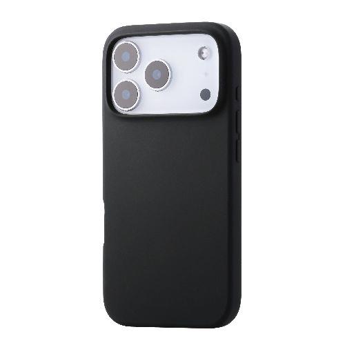 エレコム(ELECOM) PM-A25CHVSCCBK ブラック iPhone17 Pro ケース ハイブリッドシリコン アンチダストコート