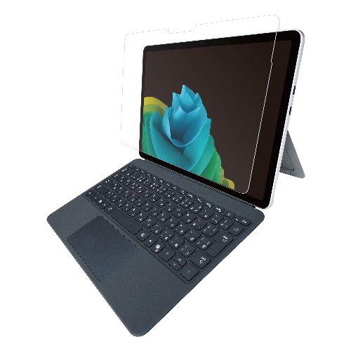 エレコム(ELECOM) TB-MSP25FLGG Surface Pro 12インチ フィルム 2025年モデル対応 強化ガラス 10H 保護フィルム 高透明 指紋防止 気泡防止