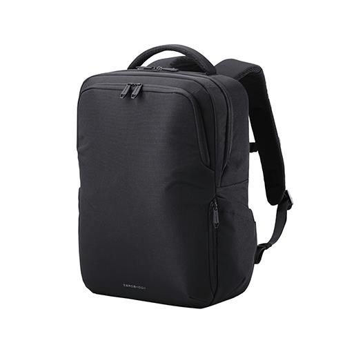エレコム(ELECOM) ZSB-BP02P15BK ブラック リュック 18L 衝撃吸収 15.6インチPC対応 出張 通勤 小物整理ポケット付 撥水 バックパック ZEROSHOCK