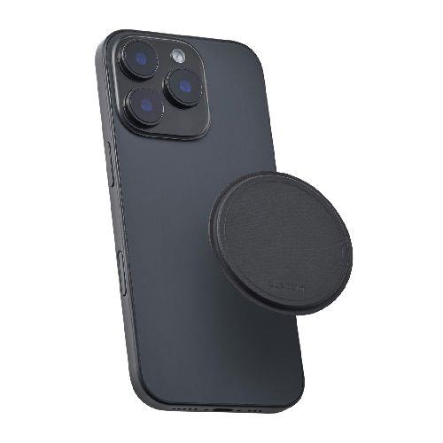 エレコム(ELECOM) AMS-WMAGPDBK ブラック 強力マグネットパッド 壁掛け スマホホルダー MagSafe iPhone専用 水回り対応 360度調整