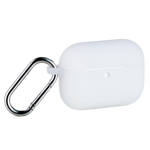 エレコム(ELECOM) AVA-AP07SCCR クリア AirPods Pro 3 ケース MagSafe対応 シリコン 耐衝撃 滑りにくい カラビナ付 落下防止