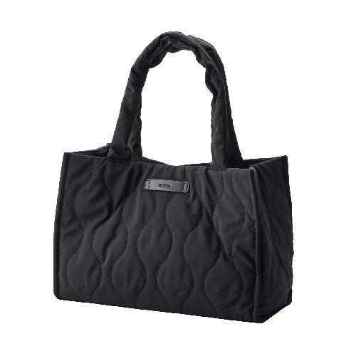 エレコム(ELECOM) BM-QTBTBK ブラック トートバッグ 大容量 ツールボックス A4対応 14インチPC収納 撥水防汚加工 キルティング素材