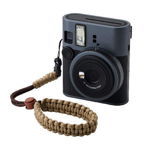 エレコム(ELECOM) IC-STHKNBR ブラウン カメラストラップ 手首用 チェキ instax 写ルンです コンデジ対応 長さ28cm