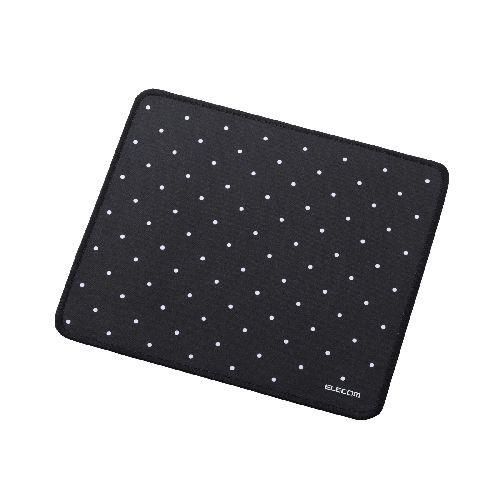 エレコム(ELECOM) MP-LMWDBK ブラック×ホワイト マウスパッド 布製 撥水 高耐久 ほつれにくい 滑り止め 抗菌 光学式/ﾚｰｻﾞｰ/BlueLED対応 ｸｯｼｮﾝ性