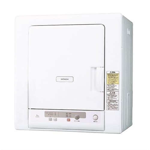 【長期保証付】日立(HITACHI) DE-N40HX-W ピュアホワイト 衣類乾燥機 低温乾燥コース搭載 容量4kg