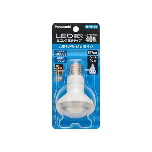 パナソニック(Panasonic) LDR4DWE17RF4X LED電球 昼光色 E17口金 40W形相当 80lm