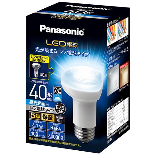 パナソニック(Panasonic) LDR4DWRF4 LED電球 昼光色 E26口金 40W形相当 100lm
