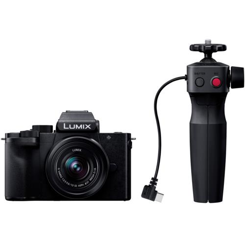 【長期5年保証付】パナソニック(Panasonic) LUMIX DC-G100DV 標準ズームレンズ+ トライポッドグリップキット マイクロフォーサーズ ミラーレス一眼