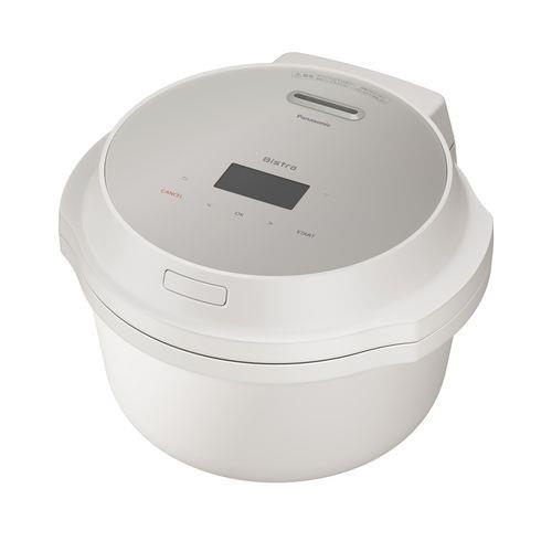 【長期保証付】パナソニック(Panasonic) NF-AC700-H ライトグレージュ オートクッカー ビストロ