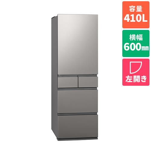 【標準設置料金込】パナソニック(Panasonic) NR-E41RY2L-S シルバー 冷凍室が真ん中 RYタイプ 5ドア冷蔵庫 左開き 410L 幅600mm