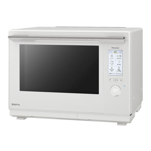 パナソニック(Panasonic) NE-UBS10D-W オフホワイト Bistro スチームオーブンレンジ 30L カラータッチ液晶 コンベクションオーブン 300℃ おまかせグリル