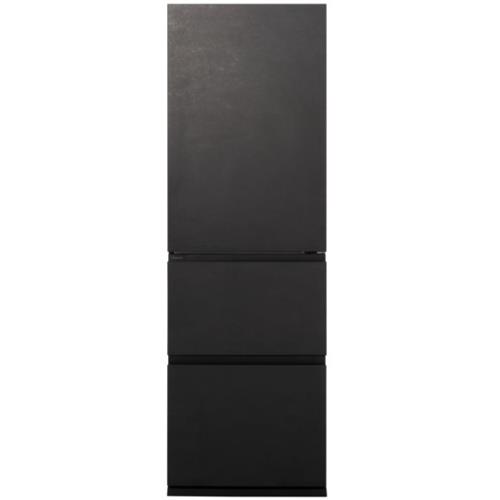 【標準設置料金込】パナソニック(Panasonic) NR-C37WS2-K ストーンブラック 3ドア 奥行うす型 冷凍冷蔵庫 右開き 365L 幅600mm