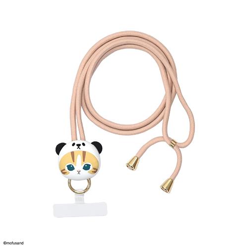 グルマンディーズ(gourmandis) MOFU-40A パンダにゃん mofusand マルチリングプラス マスコットストラップ