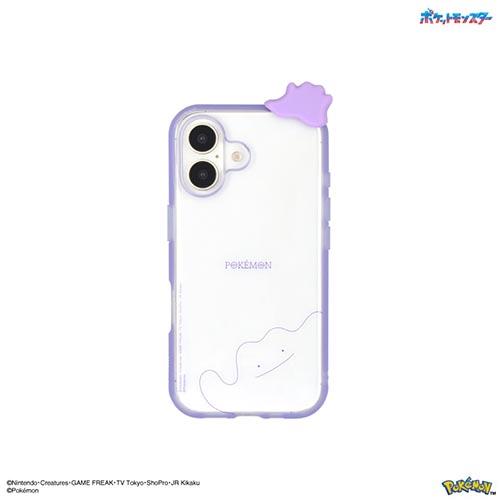 グルマンディーズ(gourmandis) POKE-937A メタモン ポケットモンスター フレーム IIIIfit Clear iPhone16 対応 ケース