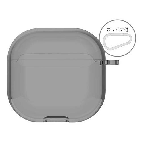 グルマンディーズ(gourmandis) ARP-15SK スモーク AirPods 4用 ソフトケース