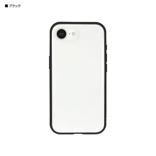 グルマンディーズ(gourmandis) IFT-178BK ブラック iPhone16e対応ケース プロテクトジャケット IIIIfit Clear