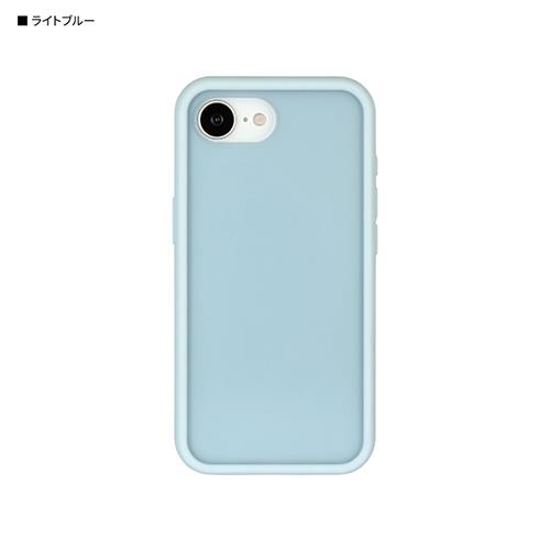 グルマンディーズ(gourmandis) IFT-179LBL ライトブルー iPhone16e対応ケース プロテクトジャケット IIIIfit プランプフレーム