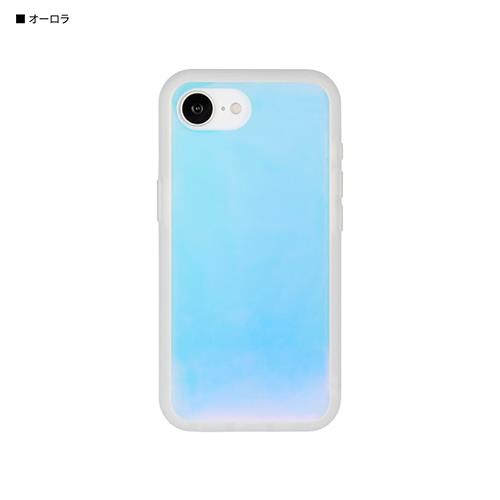 グルマンディーズ(gourmandis) IFT-180AUR オーロラ iPhone16e対応ケース プロテクトジャケット IIIIfit プランプフレーム