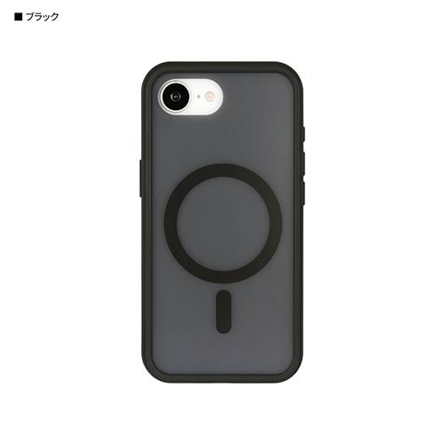 グルマンディーズ(gourmandis) IFT-181BK ブラック iPhone16e対応ケース プロテクトジャケット IIIIfit プランプフレーム