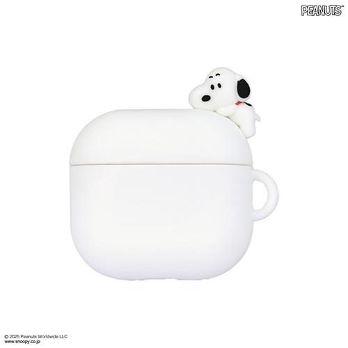 グルマンディーズ(gourmandis) SNGG-149A スヌーピー ピーナッツ スヌーピー AirPods 4 対応 シリコンケース
