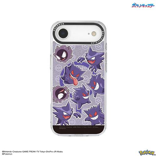 グルマンディーズ(gourmandis) PKE-37PU パープル ポケットモンスター Camera Frame iPhone Air MagSafe 対応 ケース