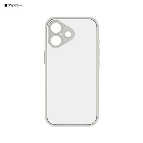 グルマンディーズ(gourmandis) IFT-185IV アイボリー IIIIfit プランプフレーム iPhone17 対応 ケース