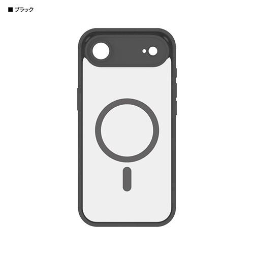グルマンディーズ(gourmandis) IFT-191BK ブラック IIIIfit プランプフレーム iPhone Air MagSafe 対応 ケース