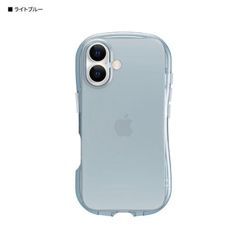 グルマンディーズ(gourmandis) GMD-33LBL ライトブルー iPhone17 対応 クリスタルクリアケース