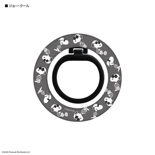 グルマンディーズ(gourmandis) SNGG-190B ジョー・クール ピーナッツ スヌーピー MagSafe 対応 マルチリング