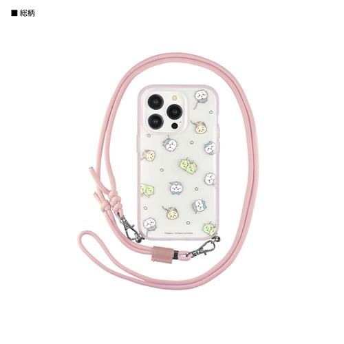 グルマンディーズ(gourmandis) CK-19C 総柄 iPhone 14 Pro / 13 Pro用ケース ちいかわ IIIIfit Loop