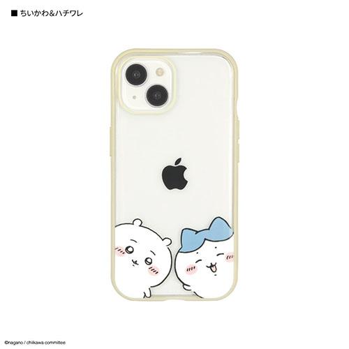 グルマンディーズ(gourmandis) CK-24A ちいかわ&ハチワレ ちいかわ IIIIfit Clear iPhone15 / 14 / 13 対応 ケース