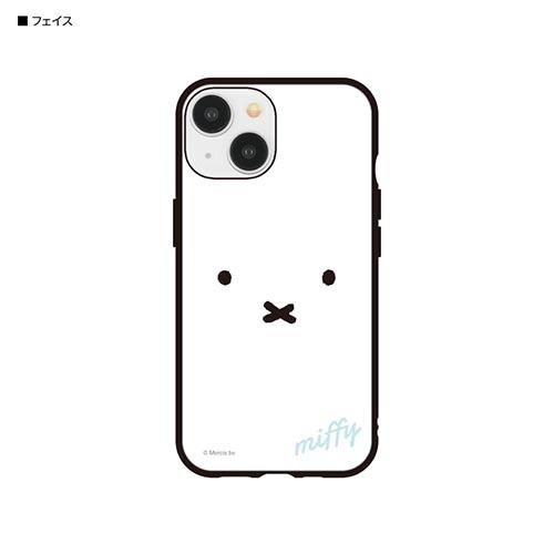 グルマンディーズ(gourmandis) MF-437A フェイス ミッフィー IIIIfit iPhone15 / 14 / 13 対応 ケース