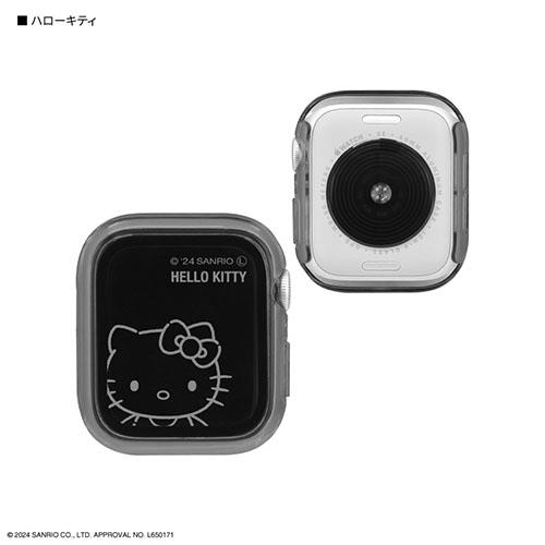 グルマンディーズ(gourmandis) SANG-429KT ハローキティ サンリオキャラクターズ Apple Watch 40mm 対応 ガラスプロテクターケース