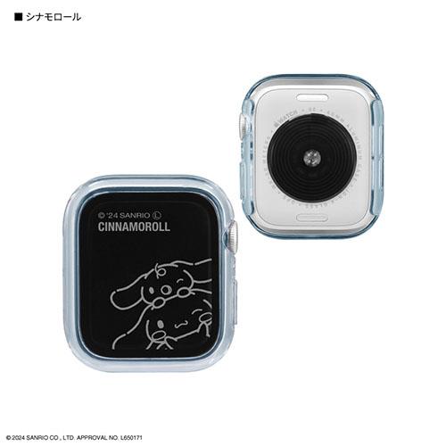 グルマンディーズ(gourmandis) SANG-429CN シナモンロール サンリオキャラクターズ Apple Watch 40mm 対応 ガラスプロテクターケース