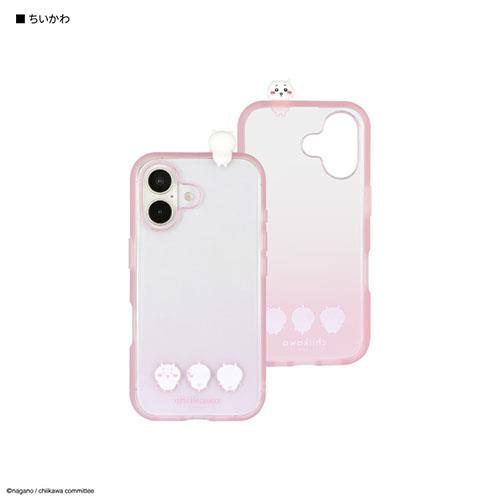 グルマンディーズ(gourmandis) CK-59A ちいかわ ちいかわ フレーム IIIIfit Clear iPhone16 対応 ケース