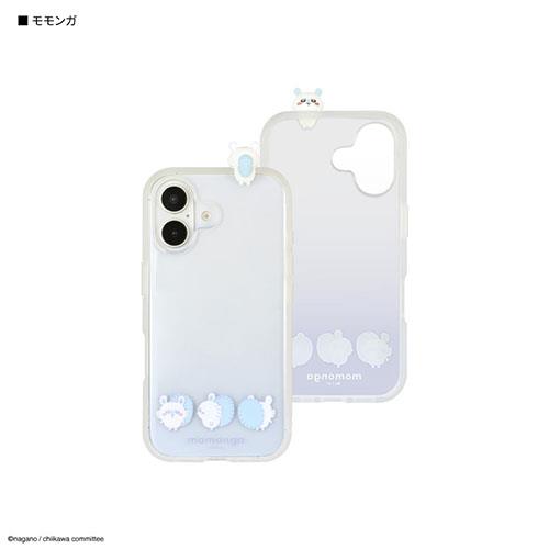 グルマンディーズ(gourmandis) CK-59D モモンガ ちいかわ フレーム IIIIfit Clear iPhone16 対応 ケース