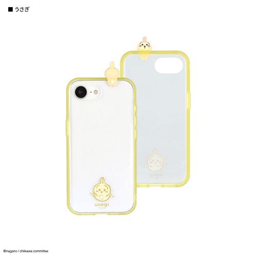 グルマンディーズ(gourmandis) CK-70C うさぎ ちいかわ フレーム IIIIfit Clear iPhone16e 対応 ケース