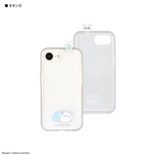 グルマンディーズ(gourmandis) CK-70D モモンガ ちいかわ フレーム IIIIfit Clear iPhone16e 対応 ケース