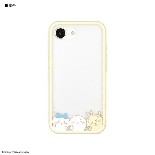 グルマンディーズ(gourmandis) CK-71A 集合 ちいかわ IIIIfit プランプフレーム iPhone16e 対応 ケース