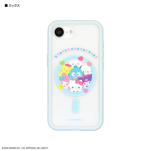 グルマンディーズ(gourmandis) SANG-512MX ミックス iPhone16e対応ケース プロテクトジャケット サンリオキャラクターズ IIIIfit プランプフレーム