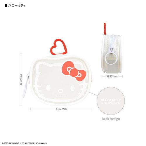 グルマンディーズ(gourmandis) SANG-516KT ハローキティ サンリオキャラクターズ ガジェットクリアポーチ