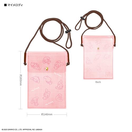 グルマンディーズ(gourmandis) SANG-530MM マイメロディ サンリオキャラクターズ IIIIpocket Clear スマートフォンポーチ
