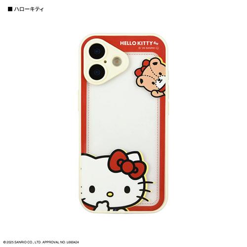 グルマンディーズ(gourmandis) SANG-579KT ハローキティ サンリオキャラクターズ IIIIfit プランプフレーム iPhone17 対応 ケース