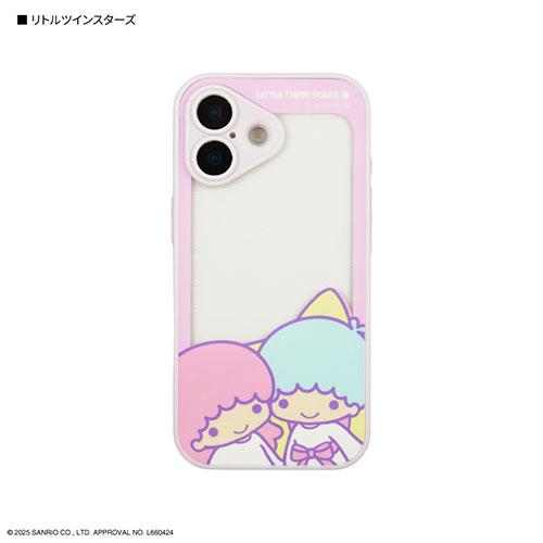 グルマンディーズ(gourmandis) SANG-579TS リトルツインスターズ サンリオキャラクターズ IIIIfit プランプフレーム iPhone17 対応 ケース