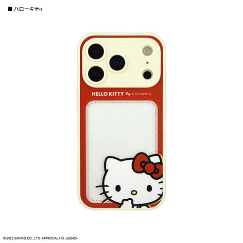 グルマンディーズ(gourmandis) SANG-580KT ハローキティ サンリオキャラクターズ IIIIfit プランプフレーム iPhone17 Pro 対応 ケース