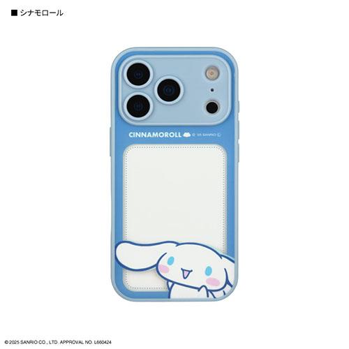 グルマンディーズ(gourmandis) SANG-580CN シナモロール サンリオキャラクターズ IIIIfit プランプフレーム iPhone17 Pro 対応 ケース