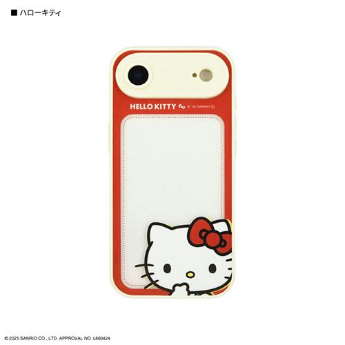 グルマンディーズ(gourmandis) SANG-581KT ハローキティ サンリオキャラクターズ IIIIfit プランプフレーム iPhone Air 対応 ケース