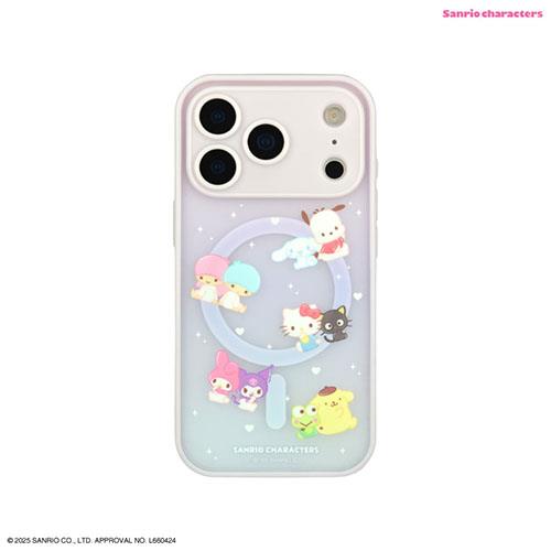 グルマンディーズ(gourmandis) SANG-584MX ミックス サンリオキャラクターズ IIIIfit プランプフレーム iPhone17 Pro MagSafe 対応 ケース