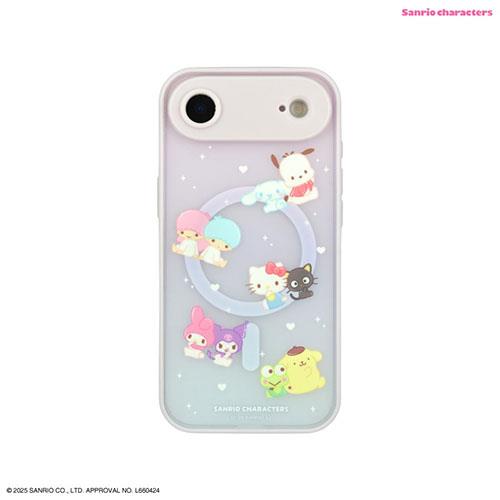 グルマンディーズ(gourmandis) SANG-585MX ミックス サンリオキャラクターズ IIIIfit プランプフレーム iPhone Air MagSafe 対応 ケース