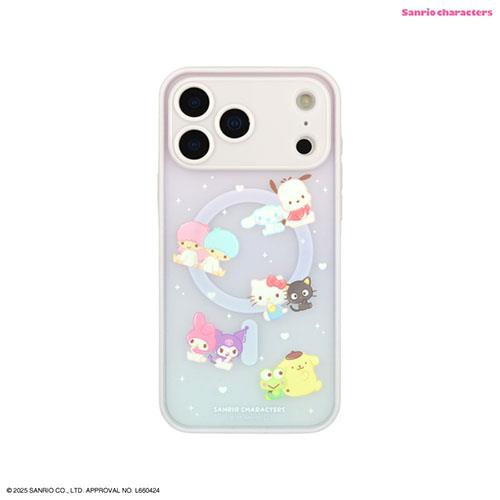 グルマンディーズ(gourmandis) SANG-586MX ミックス サンリオキャラクターズ IIIIfit プランプフレーム iPhone17 Pro Max MagSafe 対応 ケース